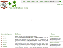 Tablet Screenshot of patricianbrothersindia.com